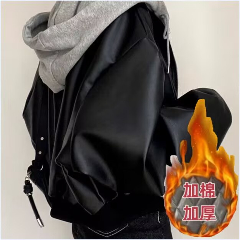 Winter Clothing Pinterest - Veste en cuir à capuche, style