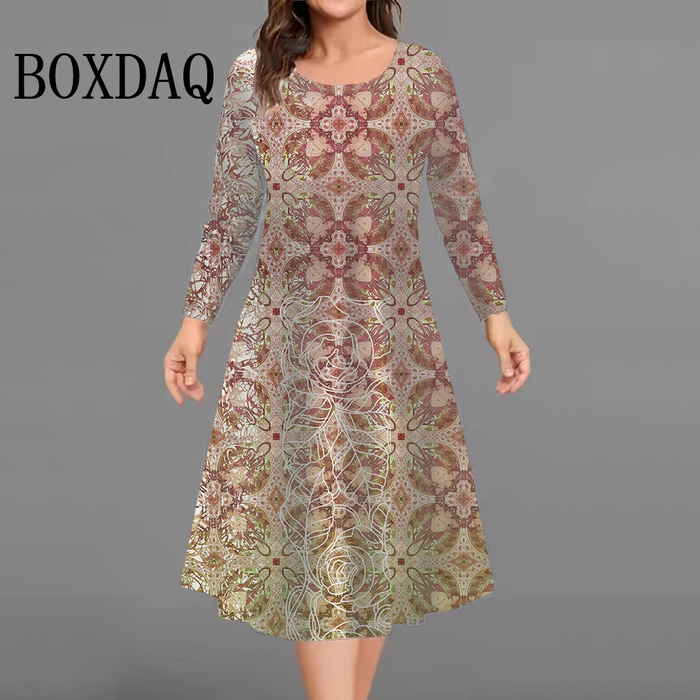 Winter Clothing Line - Nouvelle mode élégante femmes robes automne