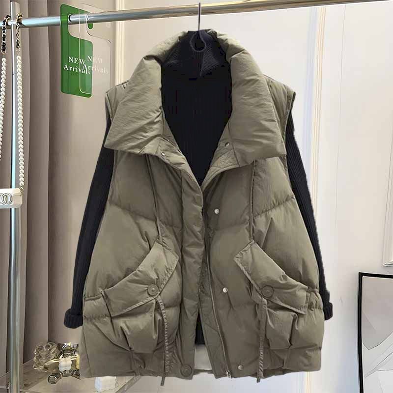 Down Vest Ultralight - Gilet en soie coréen tendance pour