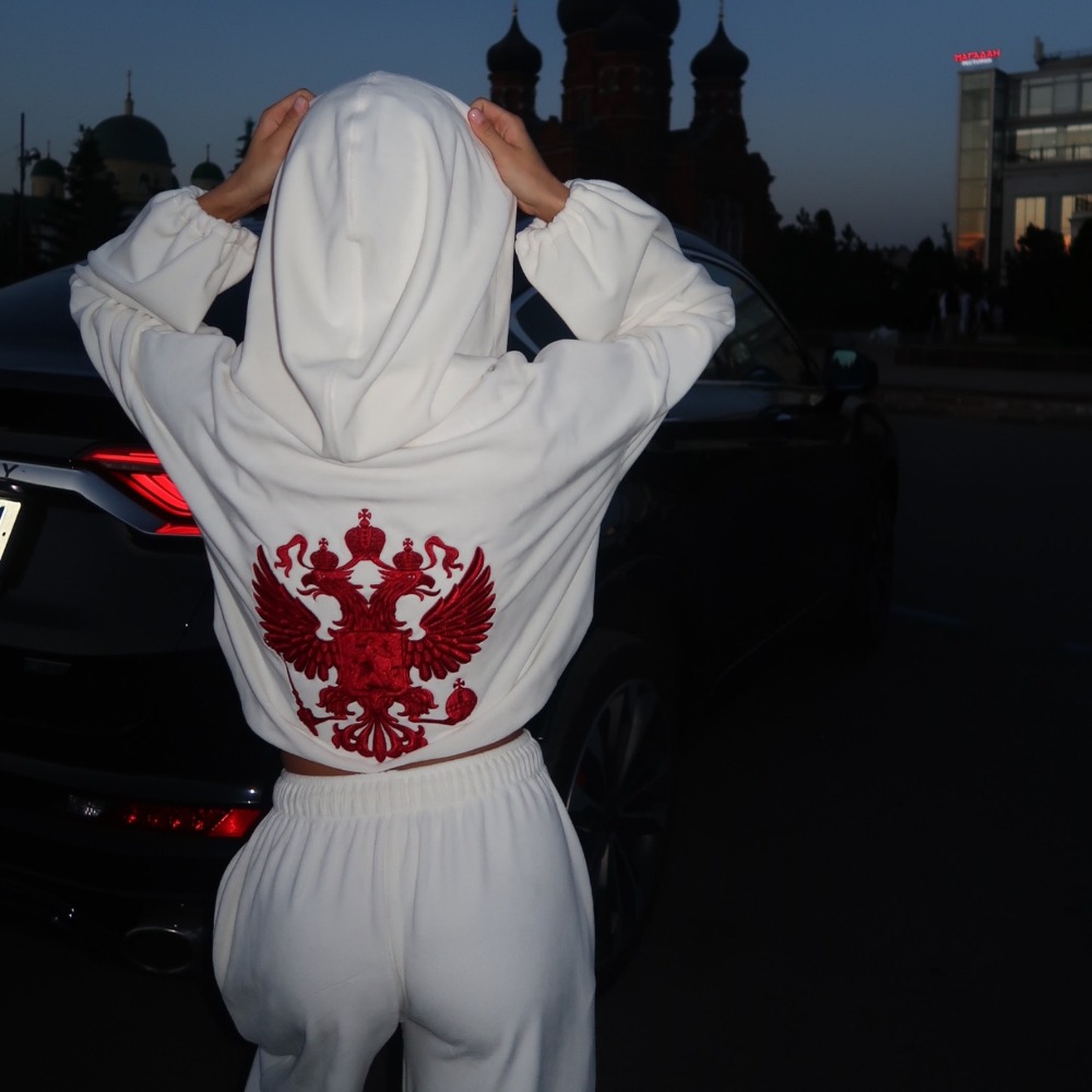 Winter Clothing Hoodie - Ensemble survêtement tendance streetwear brodé au