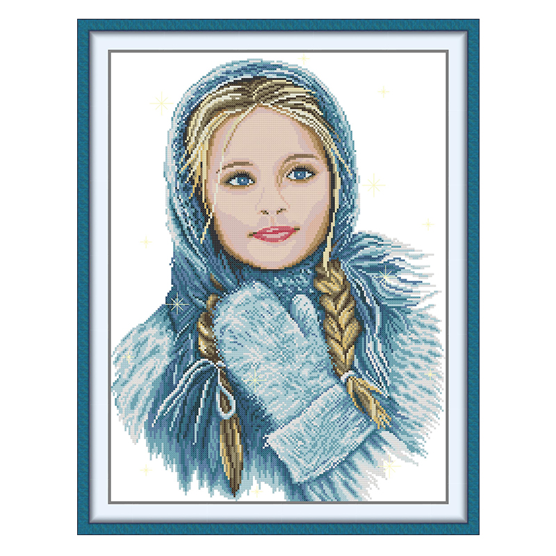 Kit de Broderie Point de Croix - Winter Clothing Pinterest avis et prix