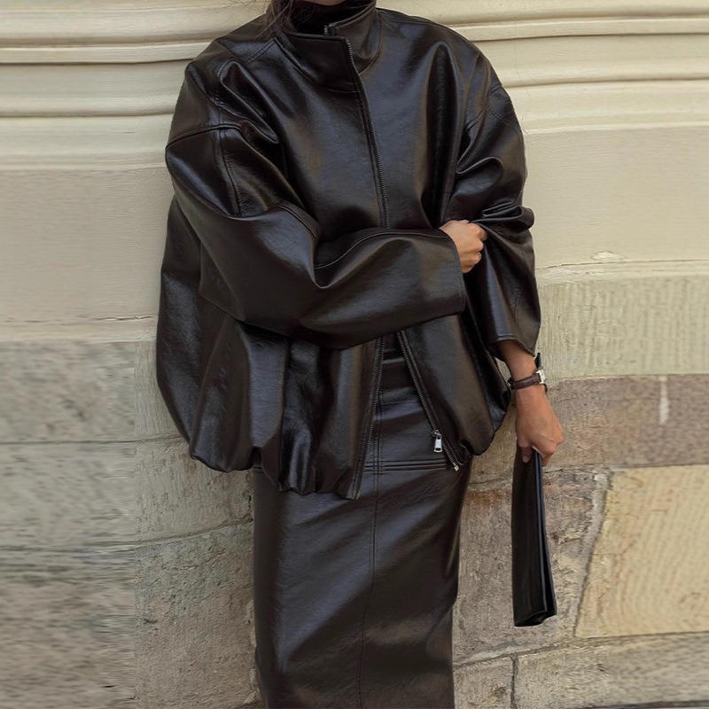 Nouvelle veste en cuir pour fe - Winter Clothing Dress Up avis et prix