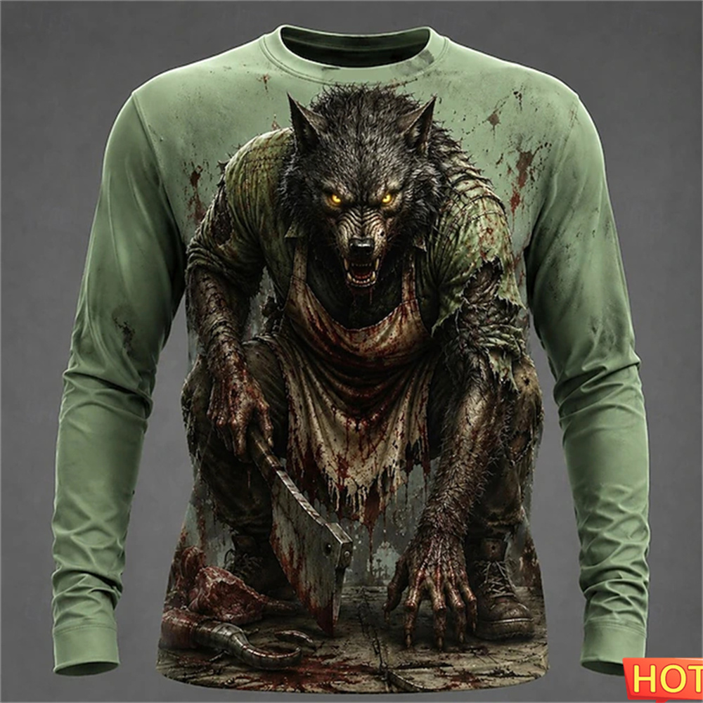 T-shirt Halloween Bloody Wolf  - Winter Sun Clothing avis et prix
