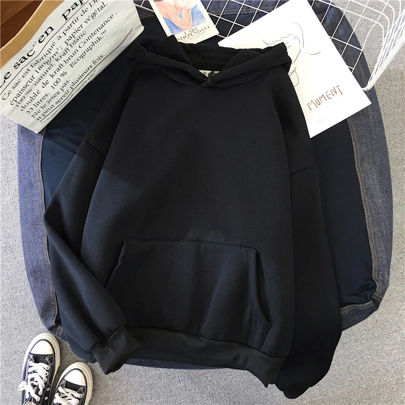 Sweat-shirt à capuche coréen s - Winter Clothing Sale Women avis et prix