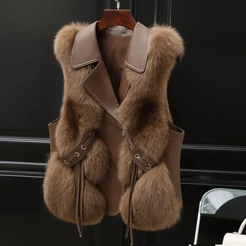 Gilet Solide à Lacets pour Fem - Winter Clothing Sale Women avis et prix